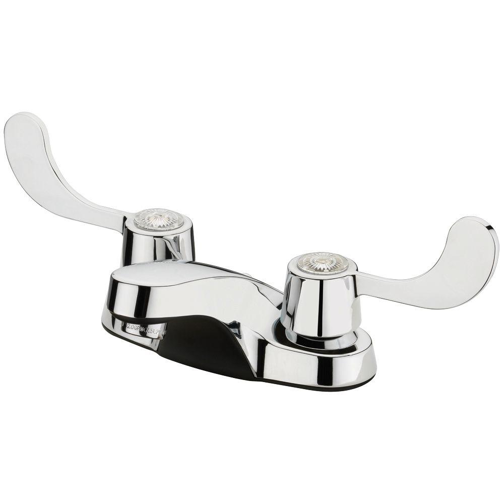 2 Handle Bar Faucet In Polished Chrome 3220 140chbcz The Home Depot