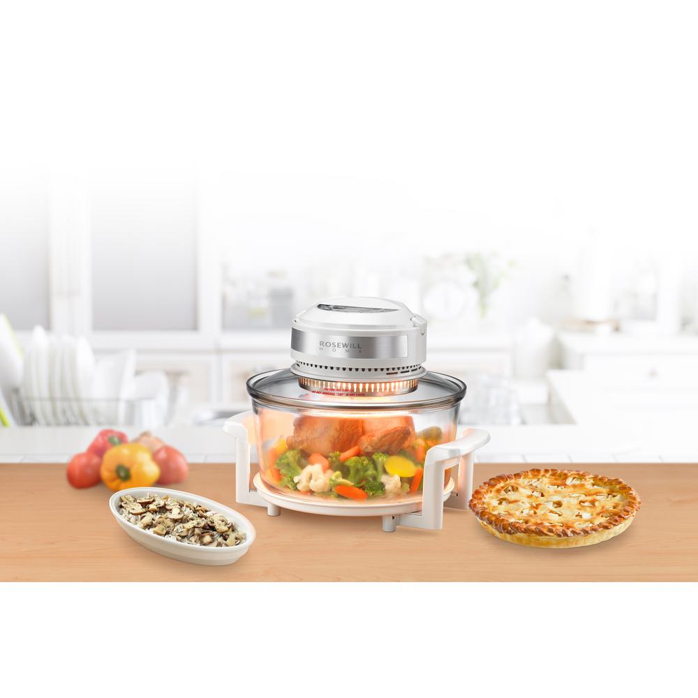 Rosewill Infrared Halogen 1300 W White Convection Countertop Oven