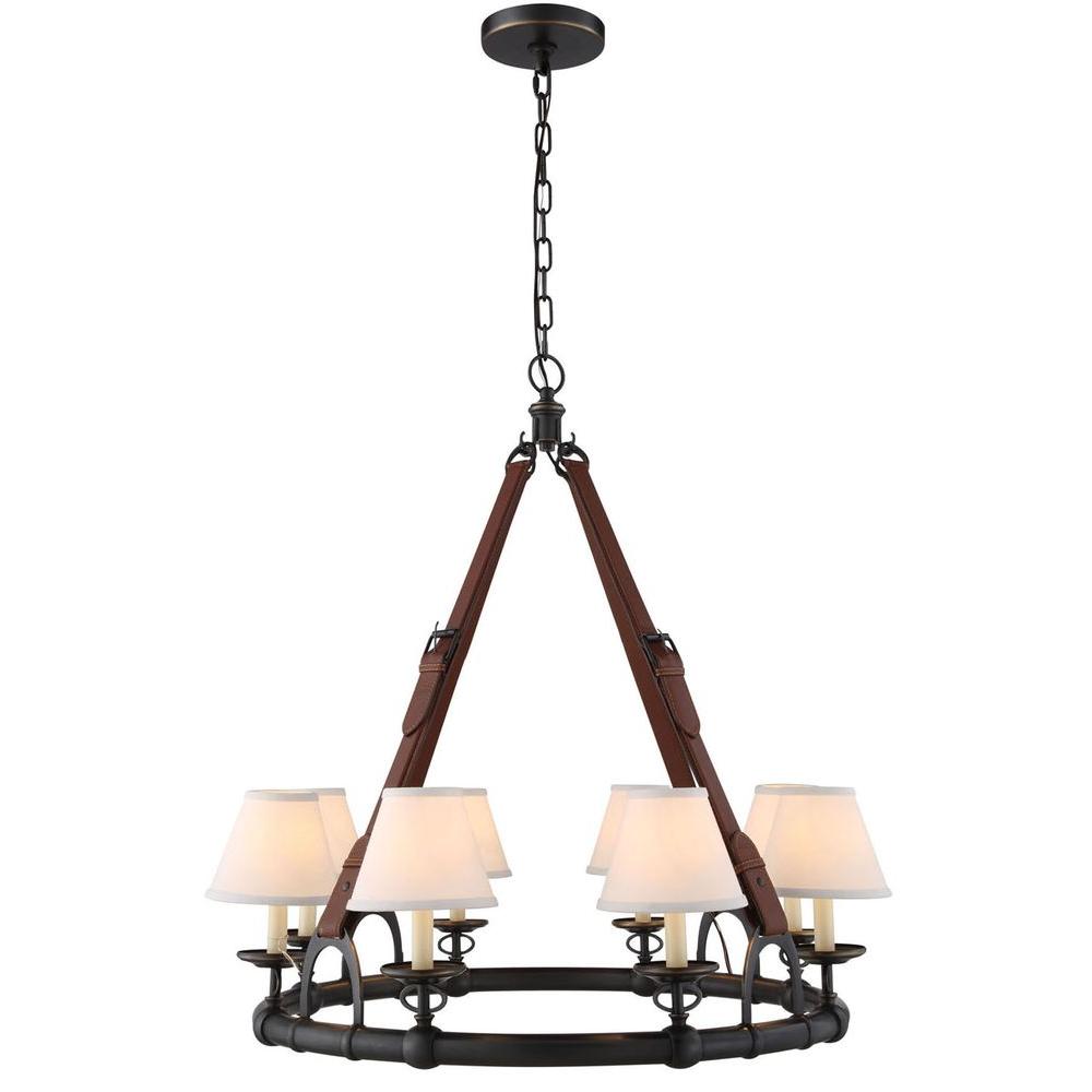 Elegant Lighting Cascade 8 Light Bronze Pendant Lamp 14733bz The Elegant Lighting Cascade 8 Light Bronze Pendant Lamp