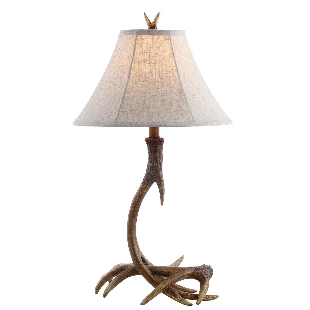 next antler table lamp