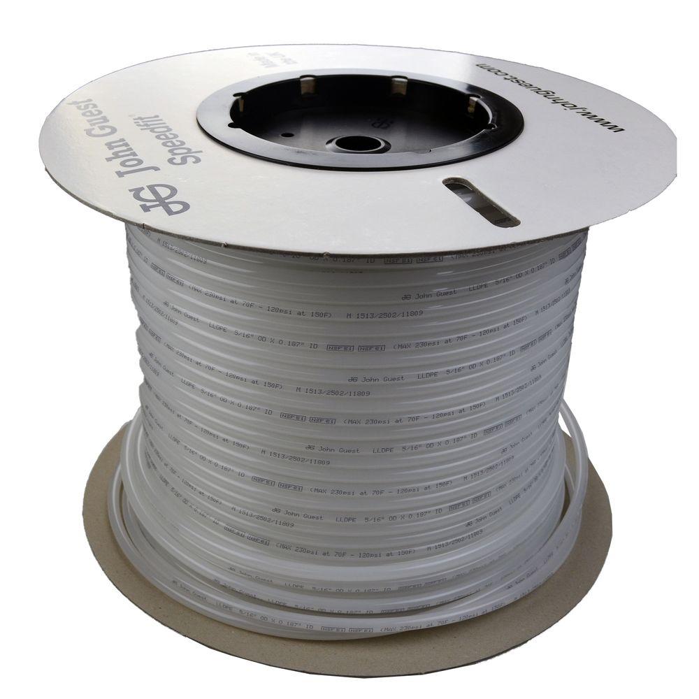 John Guest 5/16 in. x 500 ft. Polyethylene Tubing Coil in Natural-PE-10 5 16 Tubing Home Depot