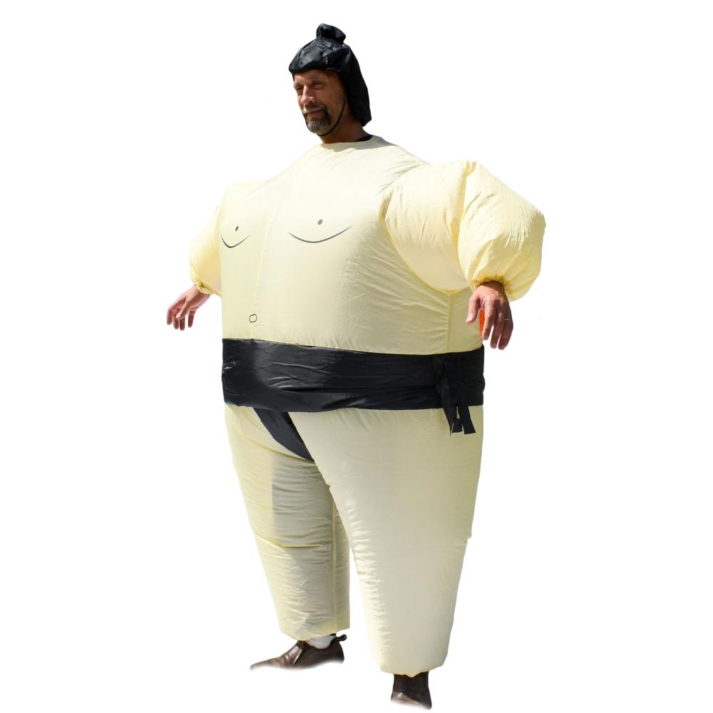 Aleko 1 Size Fits All Unisex Sumo Wrestler Adult Halloween Costume Icp09 Hd The Home Depot