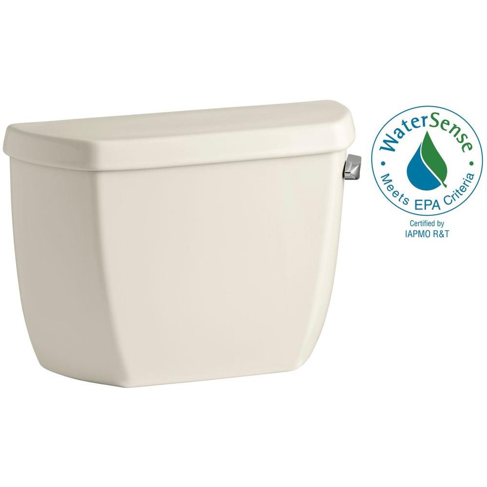 KOHLER Wellworth Classic 1.28 GPF Single Flush Toilet Tank Only in
