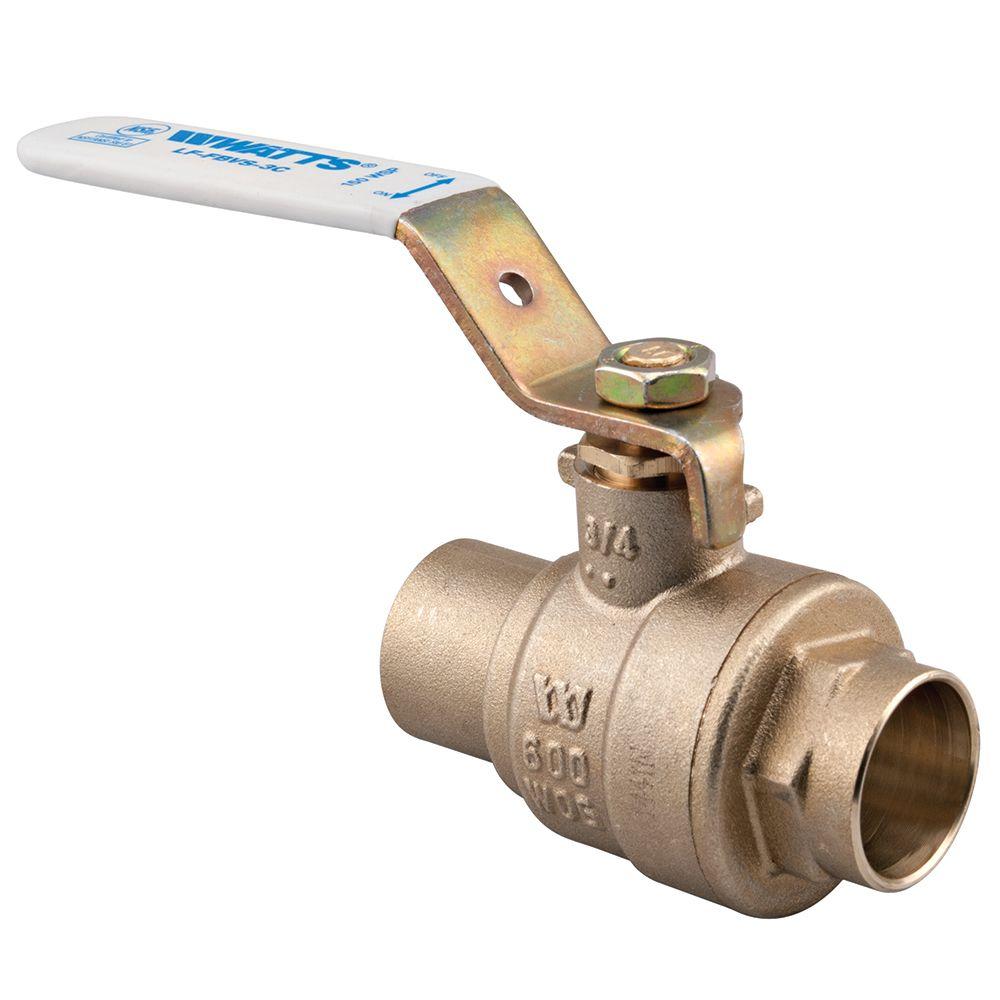 Water Valve Shut Off Ball Valve for Home FastUU Brass Ball Valve Shut-Off Valve