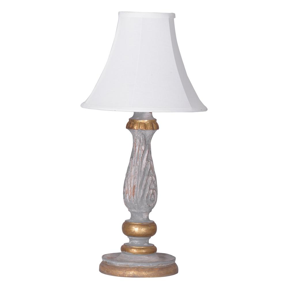 A B Home 26 5 In Antique White Gold Table Lamp 37144t The