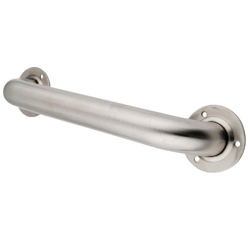 Kingston Brass Traditional 18 in. x 11/2 in. Grab Bar in Brushed