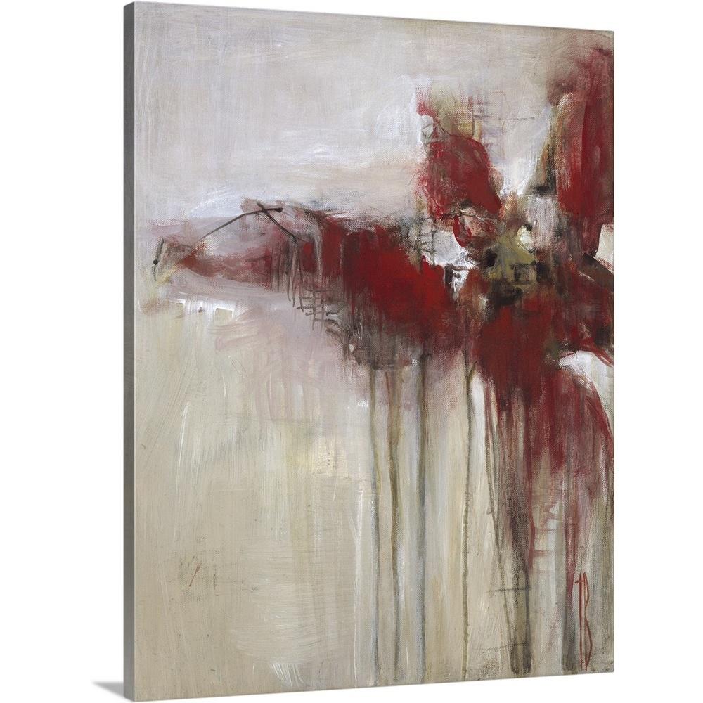 Red Fog I By Terri Burris Canvas Wall Art