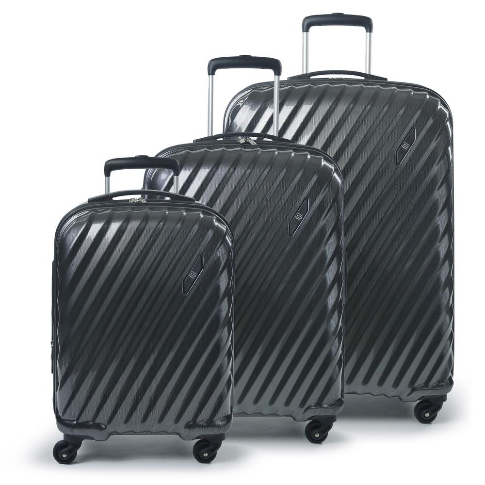 white hard luggage set