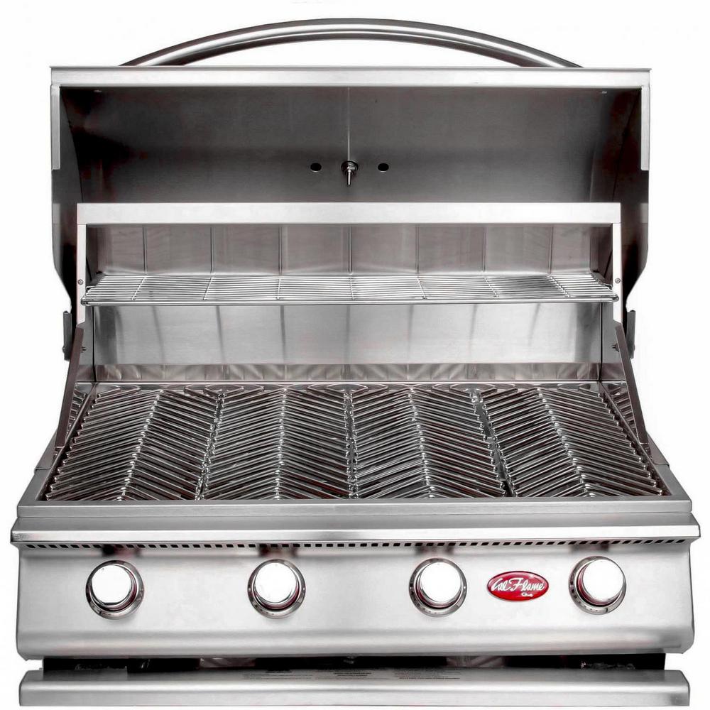 er Summit S460 4Burner BuiltIn Propane Gas Grill in Stainless