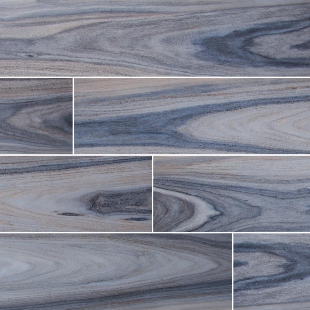 MSI 48 in. x 8 in. Sardinia Azul Polished Porcelain Floor and Wall Tile