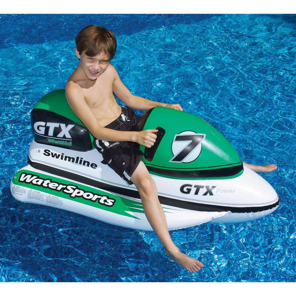 motorcycle pool float