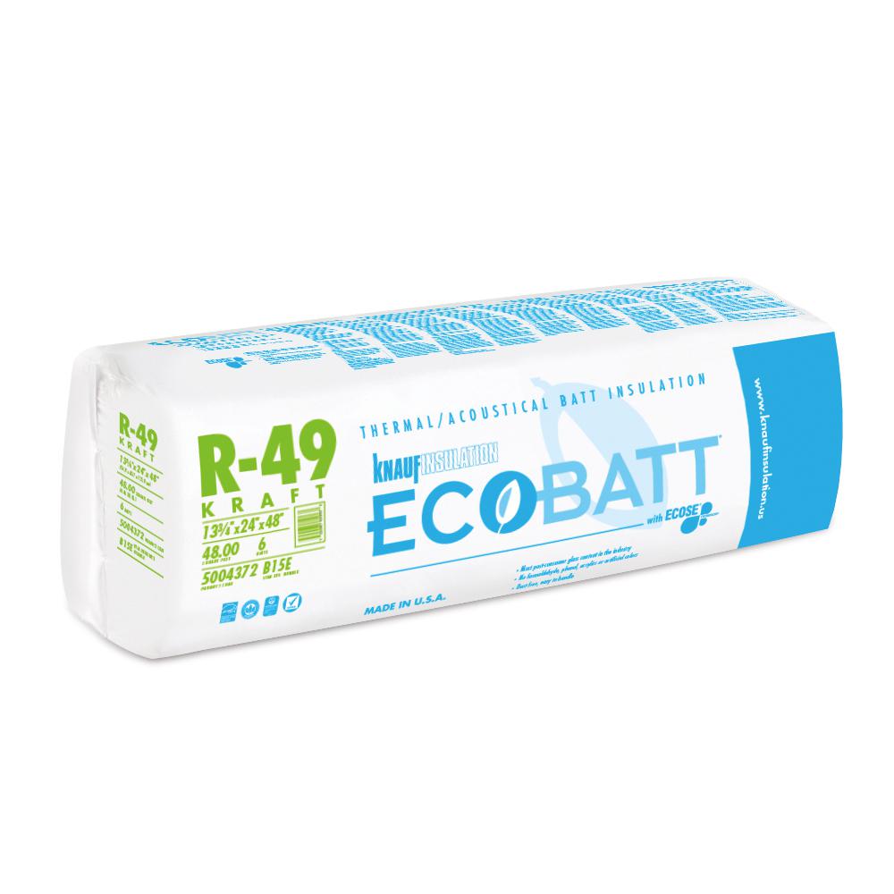 R49 Batt Fiberglass Insulation Insulation The Home Depot