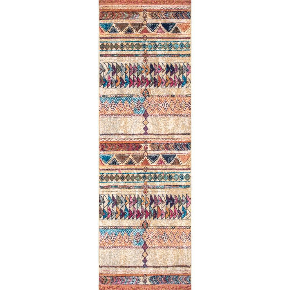 nuLOOM Rochelle Aztec Orange 2 ft. 8 in. x 8 ft. Runner RugRZAN03A