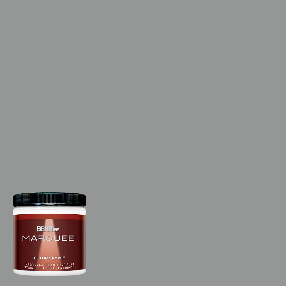 Behr Marquee 8 Oz Ppu24 19 Shark Fin Matte Interior Exterior Paint Ppu24 19 Shark Fin Matte Interior Exterior Paint And Primer In One Sample