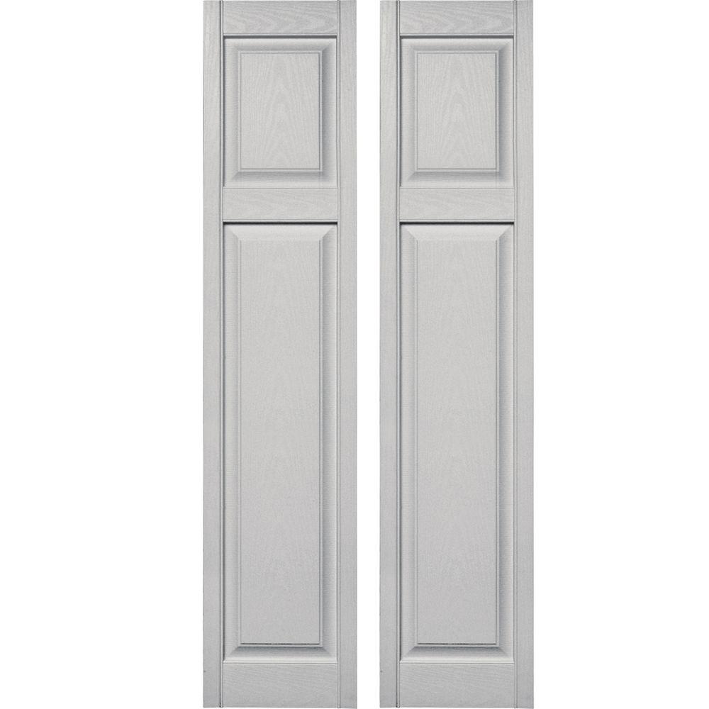 Builders Edge 15 in. x 67 in. Cottage Style Raised Panel Vinyl Exterior