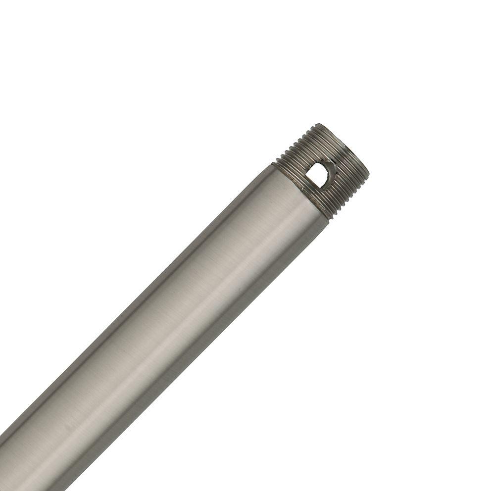 Hunter 48 In Polished Nickel Extension Downrod For 13 Ft Ceilings