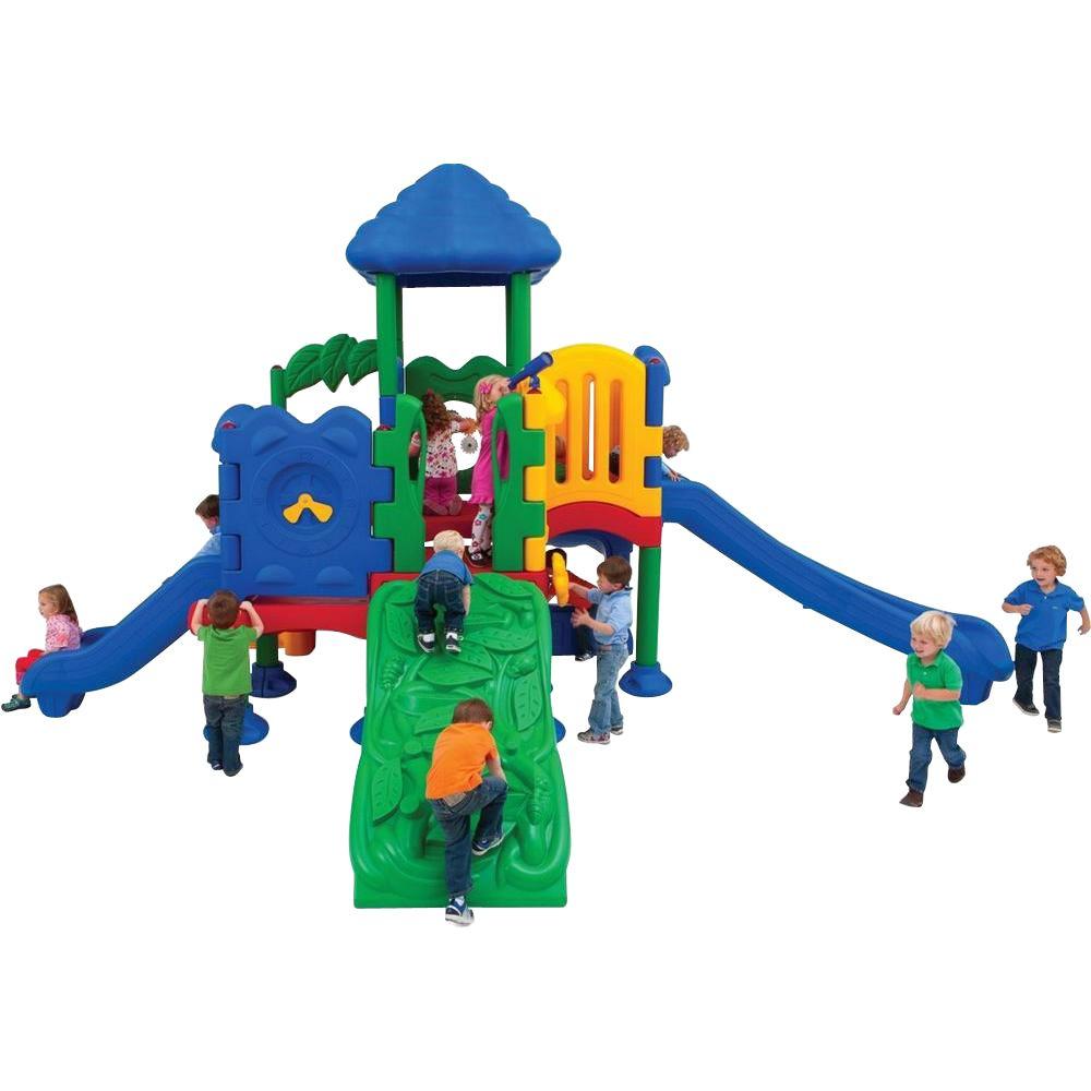 plastic slide playset