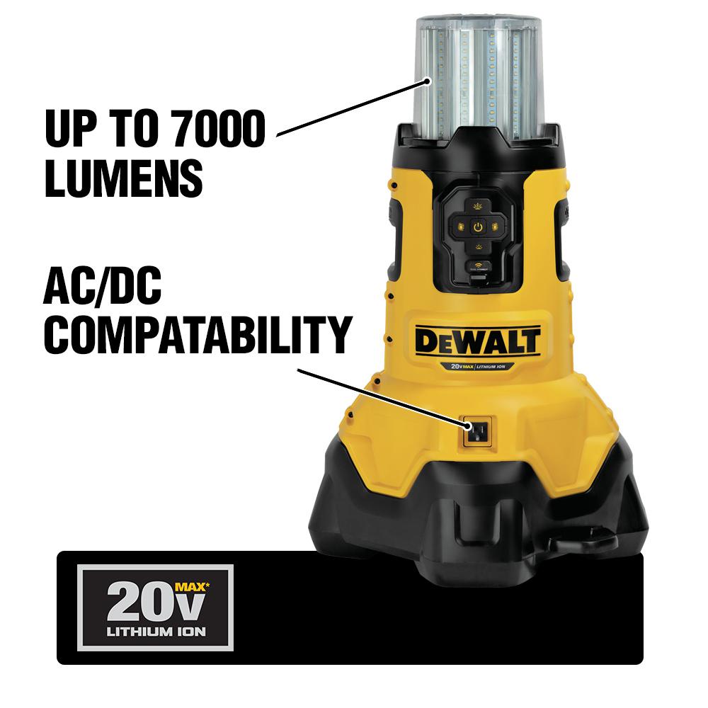 dewalt light 20 volt