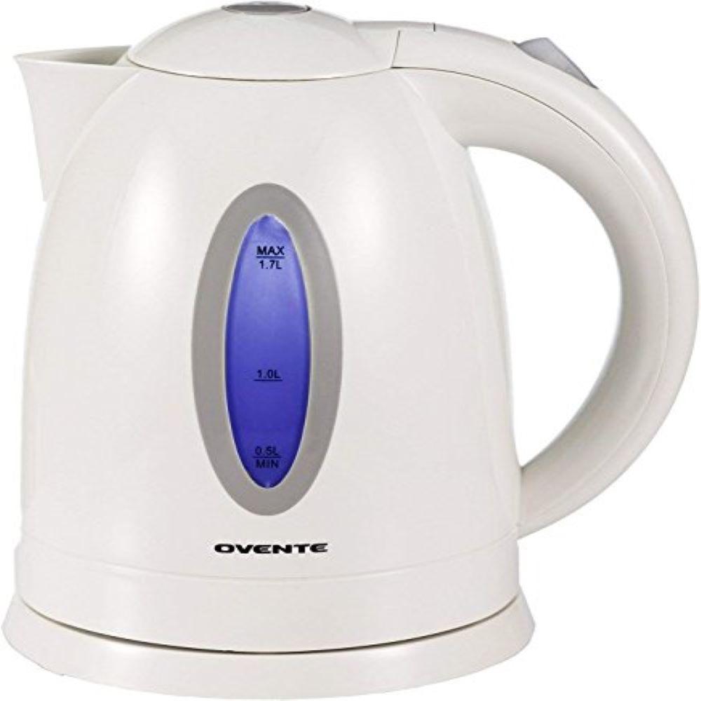 Ovente 6.5Cup BPAFree White Cordless Electric Kettle with Filter KP72W The Home Depot