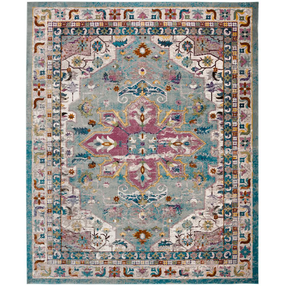 Safavieh Aria Green Cream 8 Ft X 10 Area Rug
