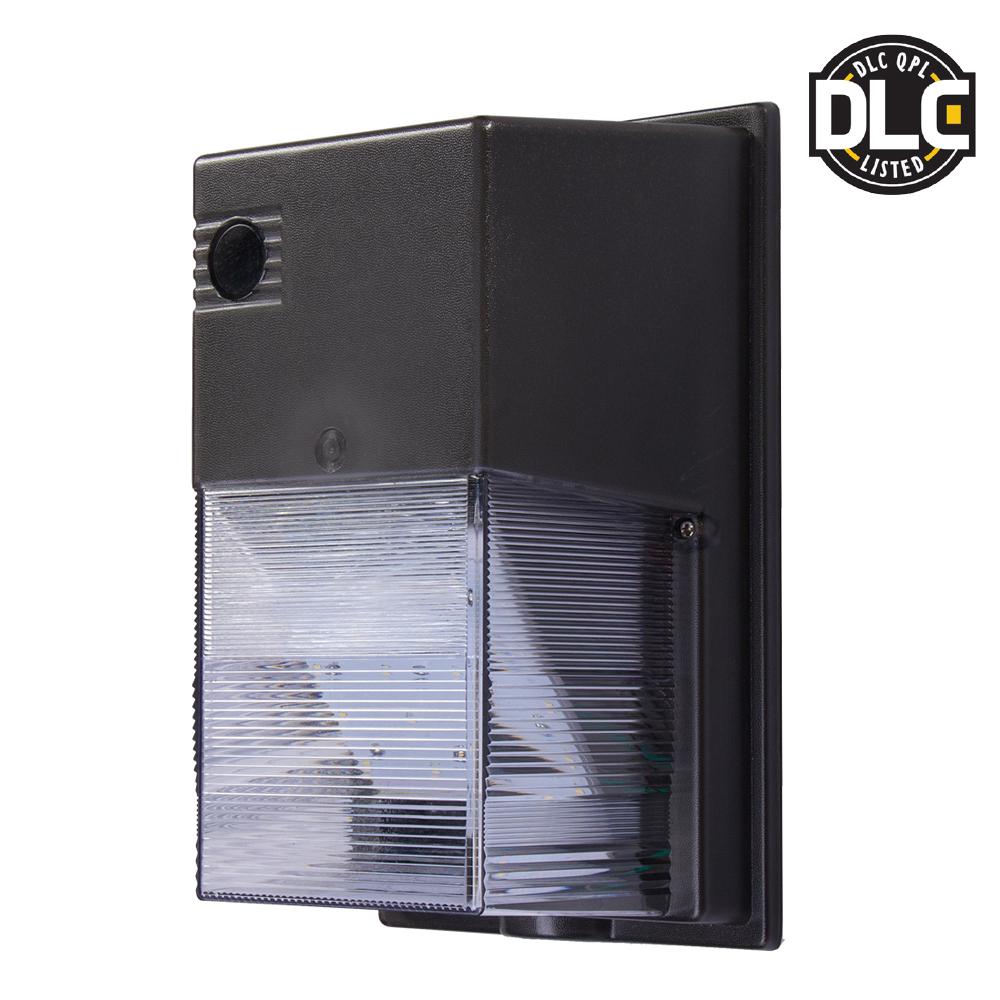 Dark Bronze Outdoor Integrated LED Wall Pack Light