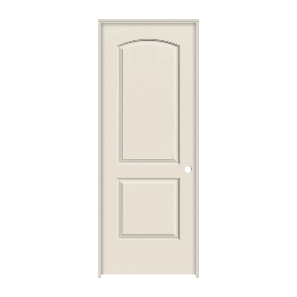 Jeld Wen 36 In X 80 In Continental Primed Left Hand Smooth Solid