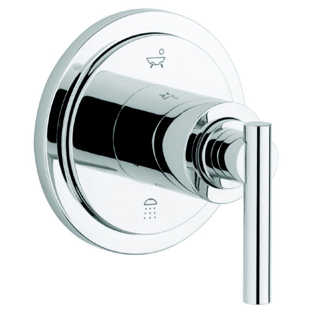 Grohe Atrio Single Handle Diverter Valve Trim Kit With Lever Grohe Atrio Single Handle Diverter Valve Trim Kit With Lever In Starlight Chrome