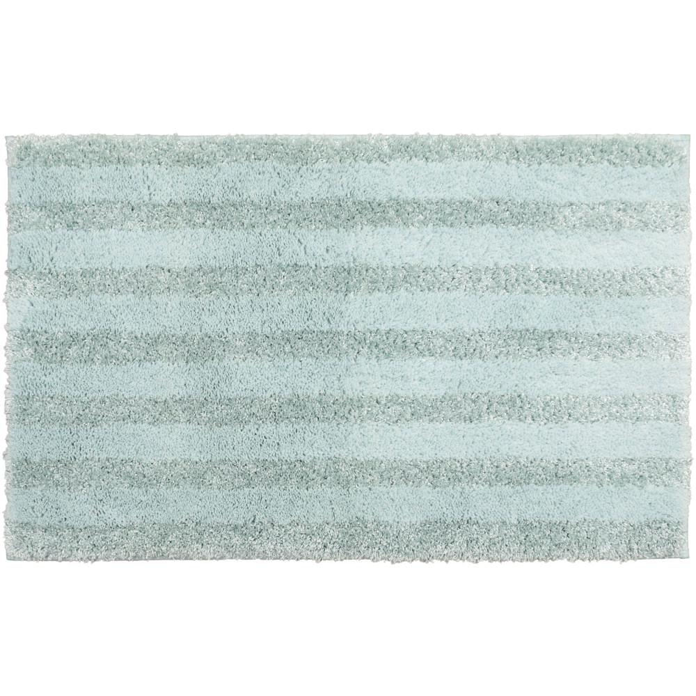 Mohawk Home Basic Stripe Twilight Purple 17 in. x 24 in. Nylon Bath Rug