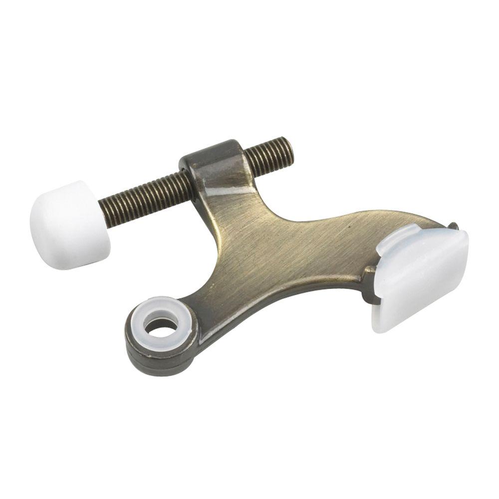 Nostalgic Warehouse 728357 4 Ball Tip Residential Square Corners Door Hinge Antique Brass