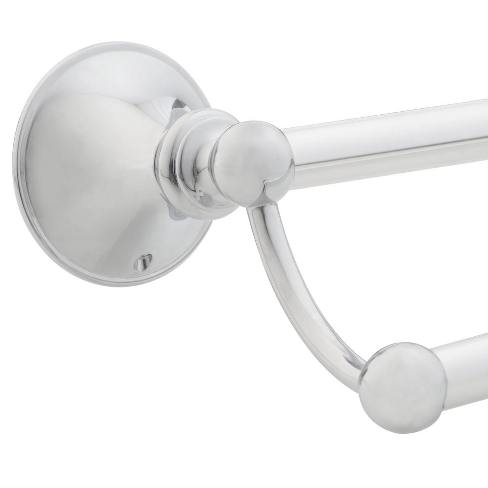 Moen Brantford 24 In Towel Bar In Chrome Yb2224ch The Home Depot