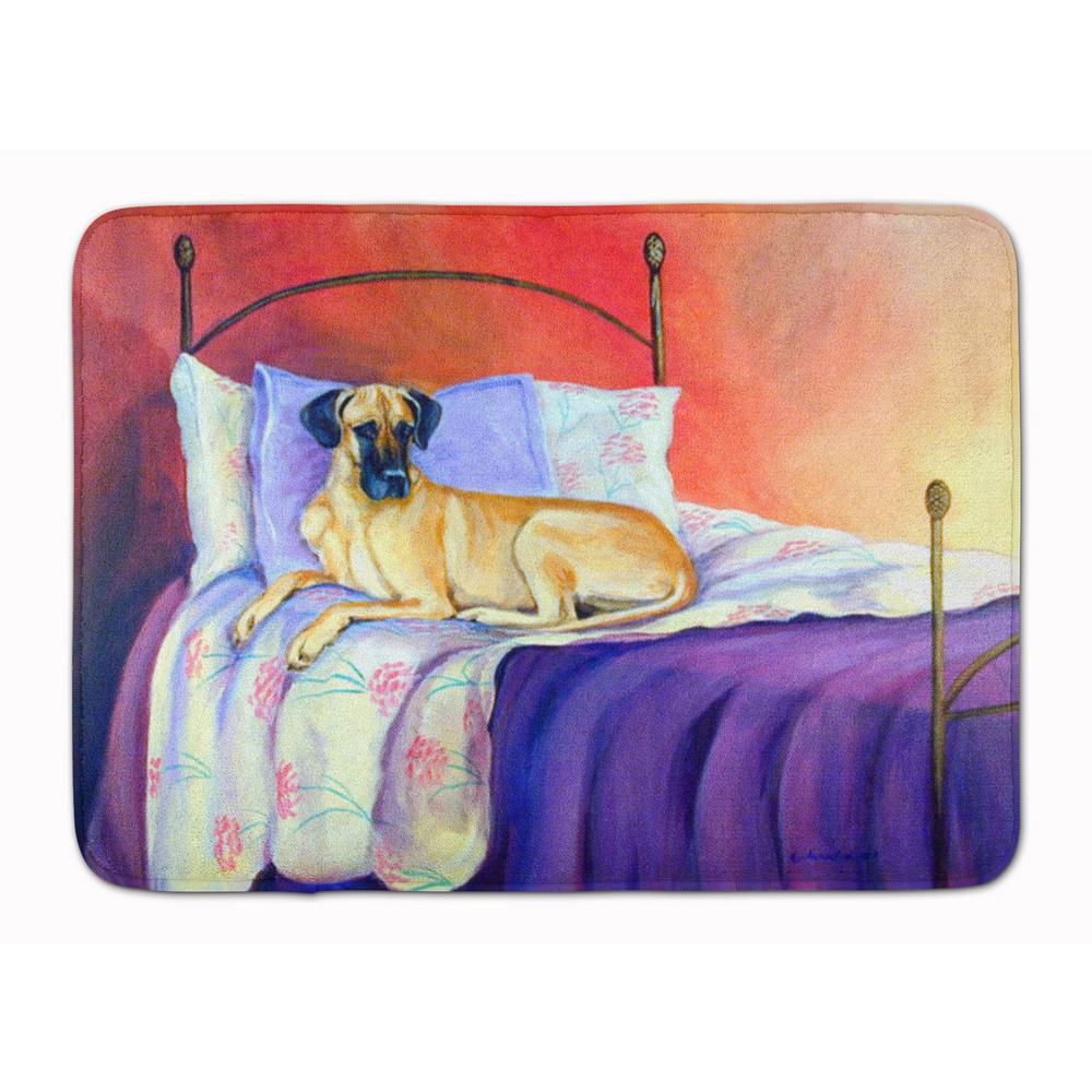 Caroline S Treasures 19 In X 27 In Great Dane Machine Washable Memory Foam Mat 7256rug The Home Depot