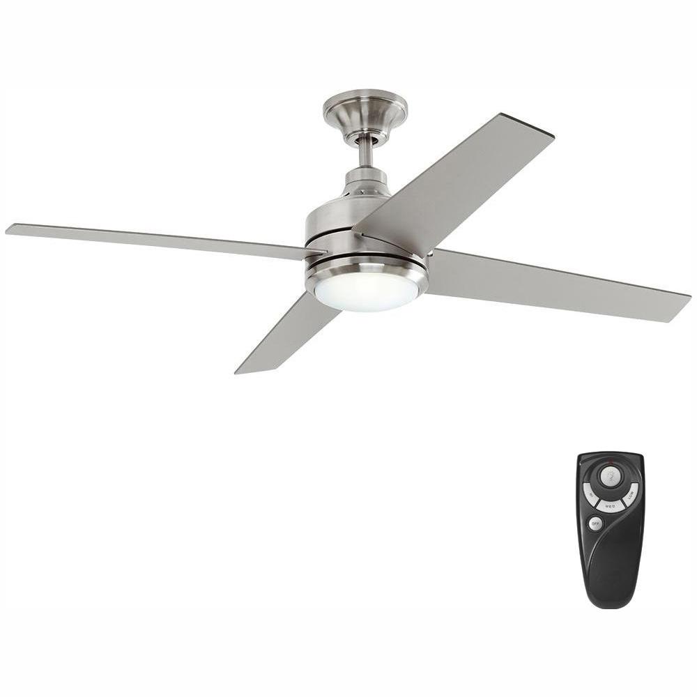 Modern 4 Blades Quick Install Ceiling Fans With Lights