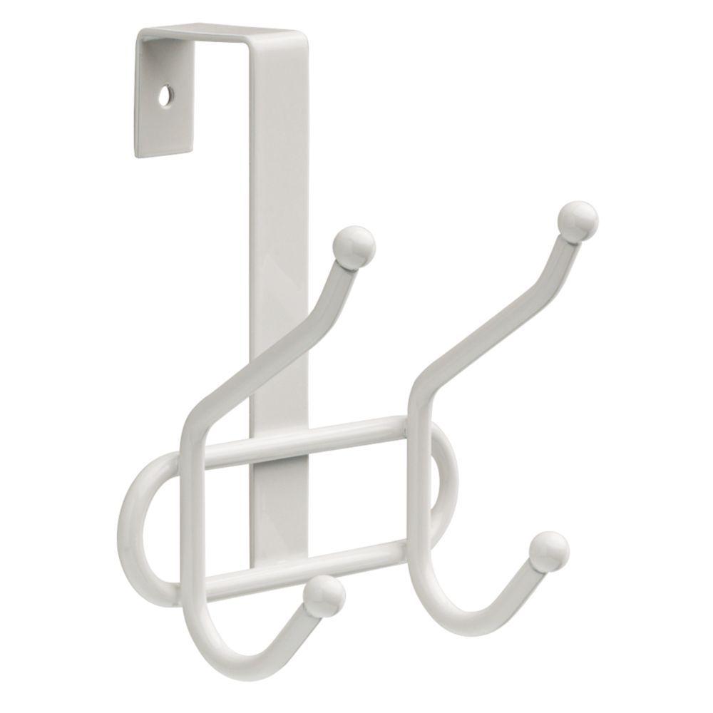 Liberty 43/5 in. White OvertheDoor Hook RackOTDDHKWU The Home Depot
