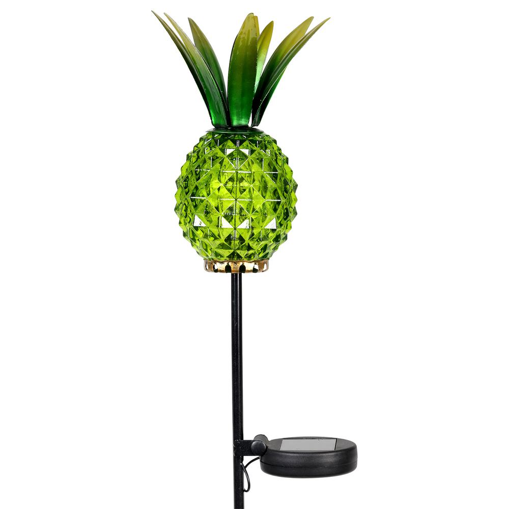 Exhart Solar Pineapple 2 42 Ft Green Metal Garden Stake 14160 Rs The Home Depot - Garden Stakes Metal Green Exhart Solar Pineapple 2 42 Ft Green Metal Garden Stake 14160 Rs The Home Depot - Garden Stakes Metal Green