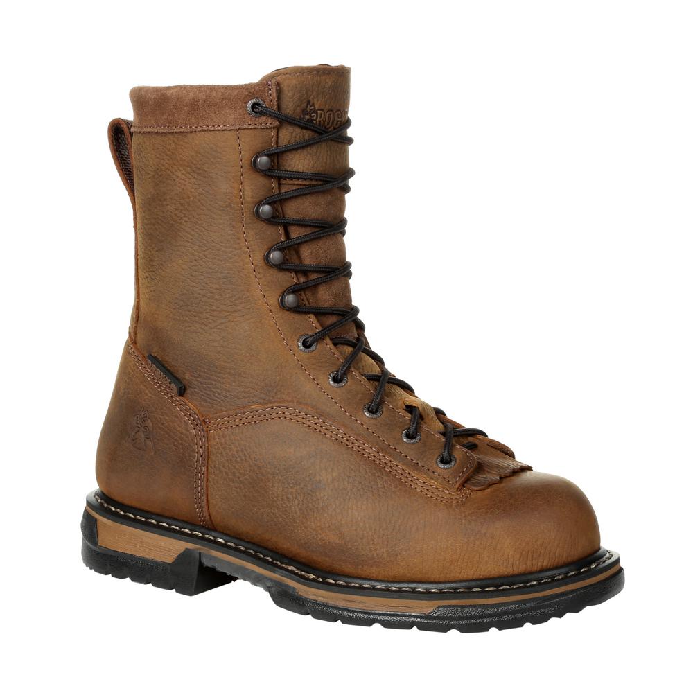 Boot - Steel Toe - Brown - Size 