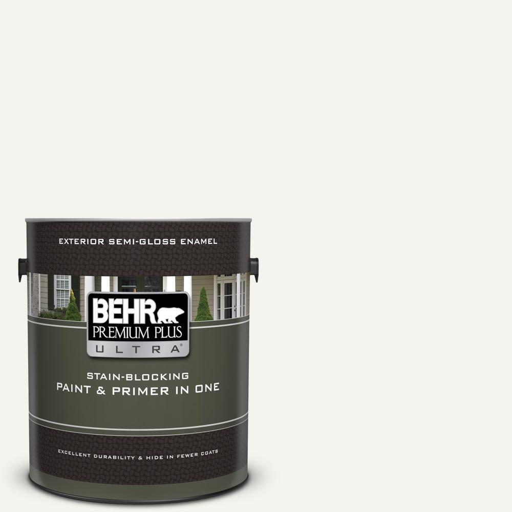 BEHR Premium Plus Ultra 1 gal. YLW15 Polar Bear Semi