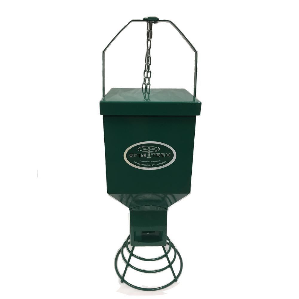 Spintech Heavy Duty Metal Bird Feeder In Green Bfg The Home Depot