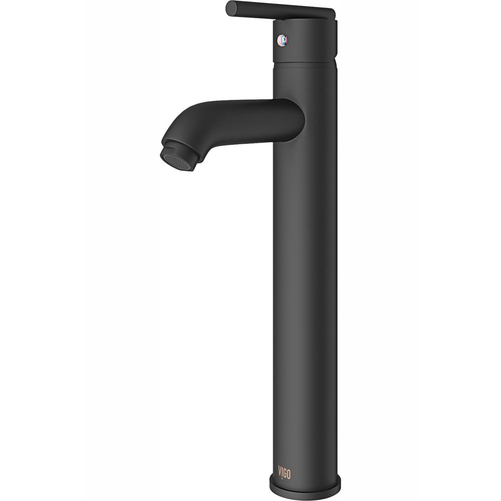 Vigo Single Hole Single Handle Vessel Bathroom Faucet In Matte