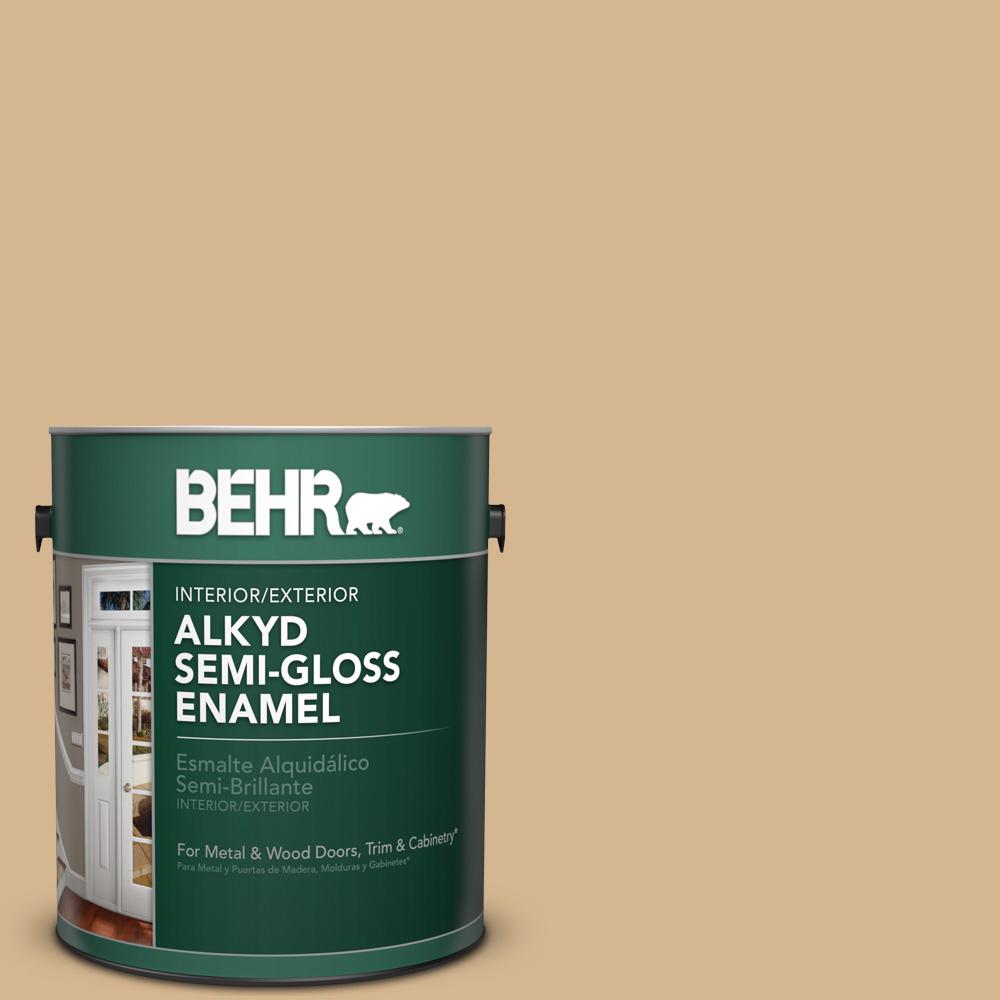 Camel Paint Colors The Home Depot 320f 4 Desert Camel Semi Gloss Enamel Alkyd Interior
