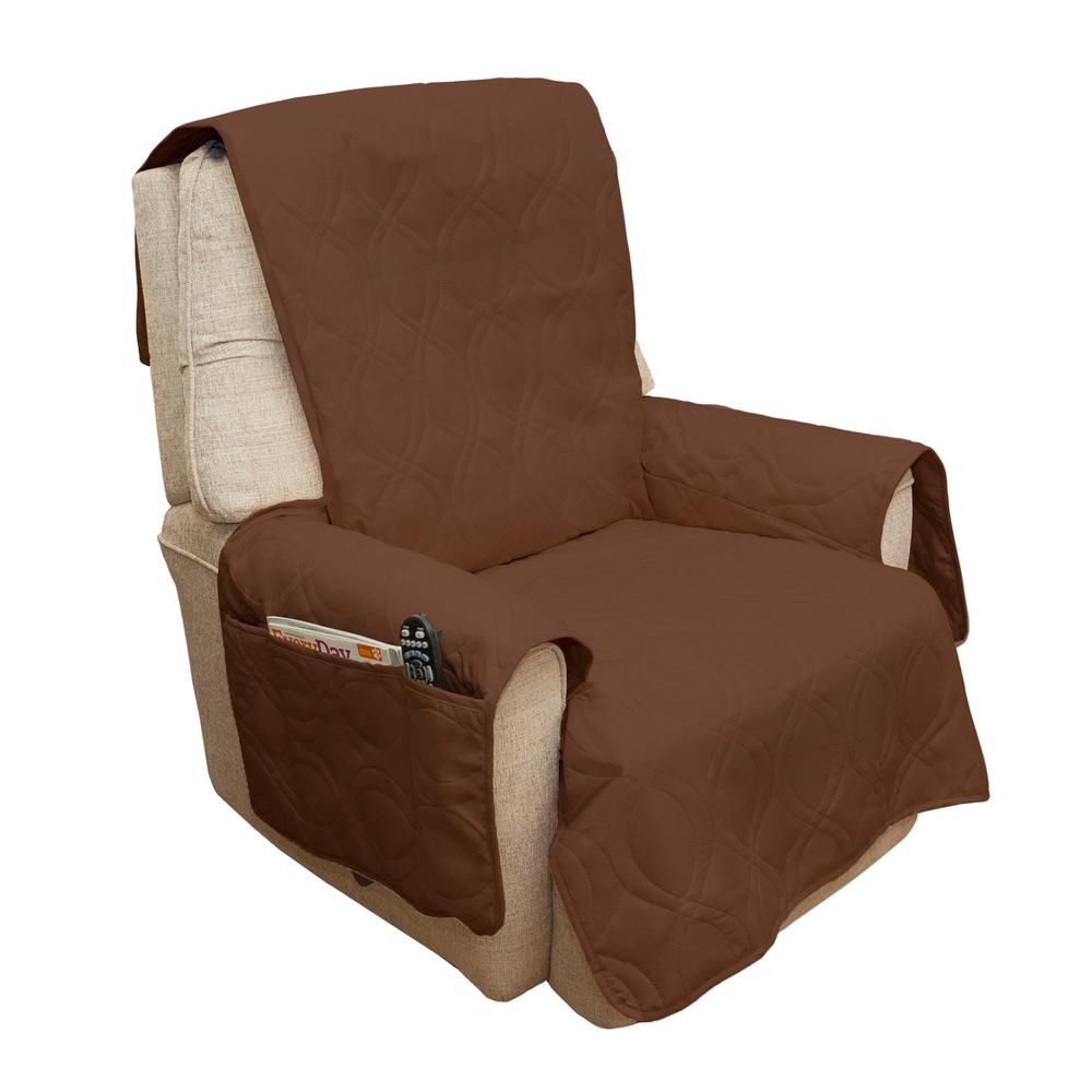 Petmaker Non Slip Brown Waterproof Chair Slipcover M320175 The Non Slip Brown Waterproof Chair Slipcover