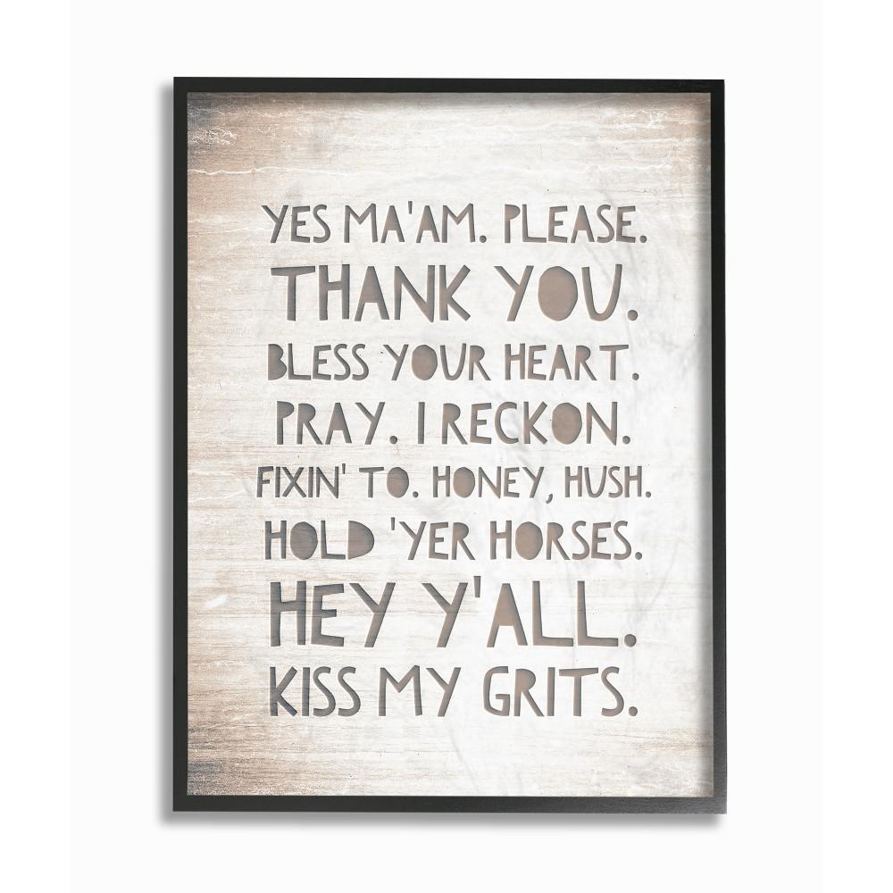 Stupell Industries 11 In X 14 Southern Sayings Hey Y All I Reckon Kiss My Grits By Artist Brandi Fitzgerald Framed Wall Art Sca 174 Fr 11x14 The Home Depot - Southern Wall Art Stupell Industries 11 In X 14 Southern Sayings Hey Y All I Reckon Kiss My Grits By Artist Brandi Fitzgerald Framed Wall Art Sca 174 Fr 11x14 The Home Depot - Southern Wall Art