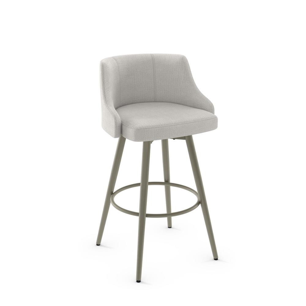 Amisco Duncan 30 In Matt Sun Gold Metal Beige Fabric Barstool 41540 Matt Sun Gold Metal Beige Fabric Barstool 41540 30 27ho The Home Depot
