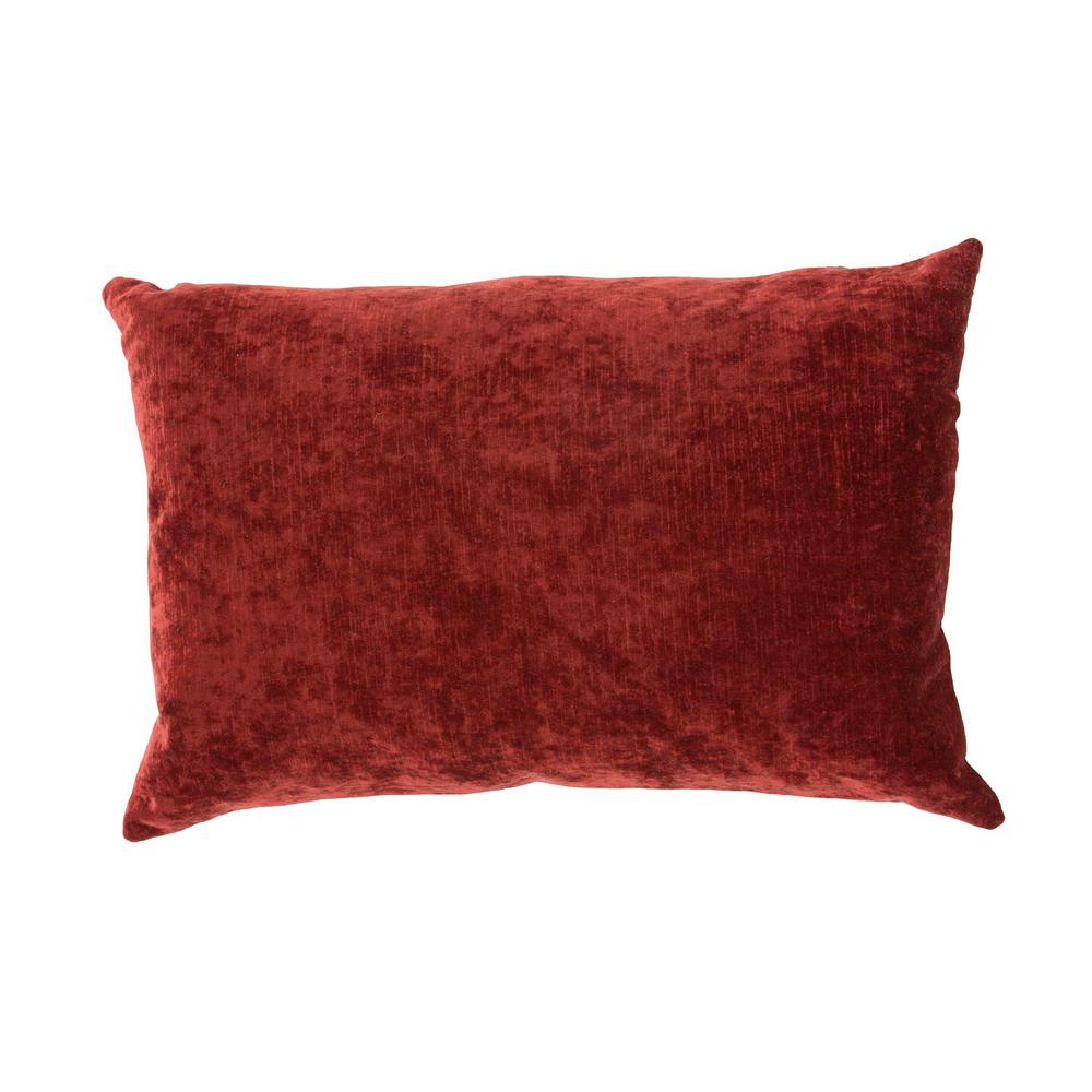 Jaipur Living Luxe Russet Brown Downfill Decorative Pillow-PLW101719 - The Home Depot