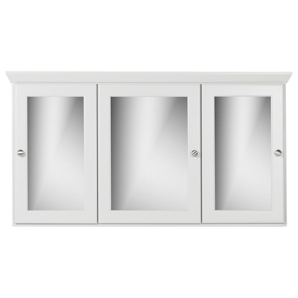 Simplicity by Strasser 48 in. W x 27 in. H x 6.5 in. D TriView Surface