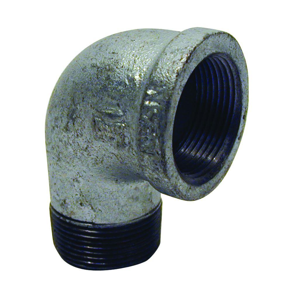 Mueller Global 34 In Galvanized Malleable Iron 90fpt X Mpt Street Elbow 510 304hn The Home 4240