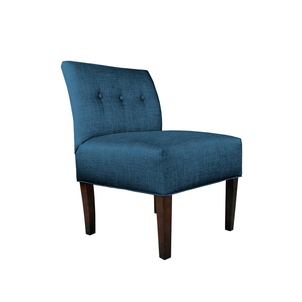 Classic Tufted Fabric Accent Chairs Chairs The