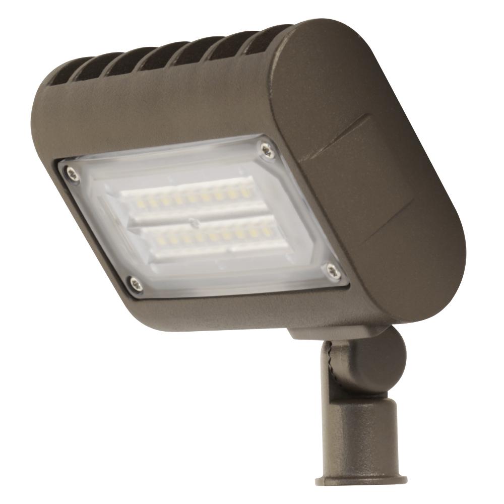 Feit Electric 15 Watt Commercial Grade Bronze Daylight Outdoor Integrated Adjule Led Flood Light 6 Pack