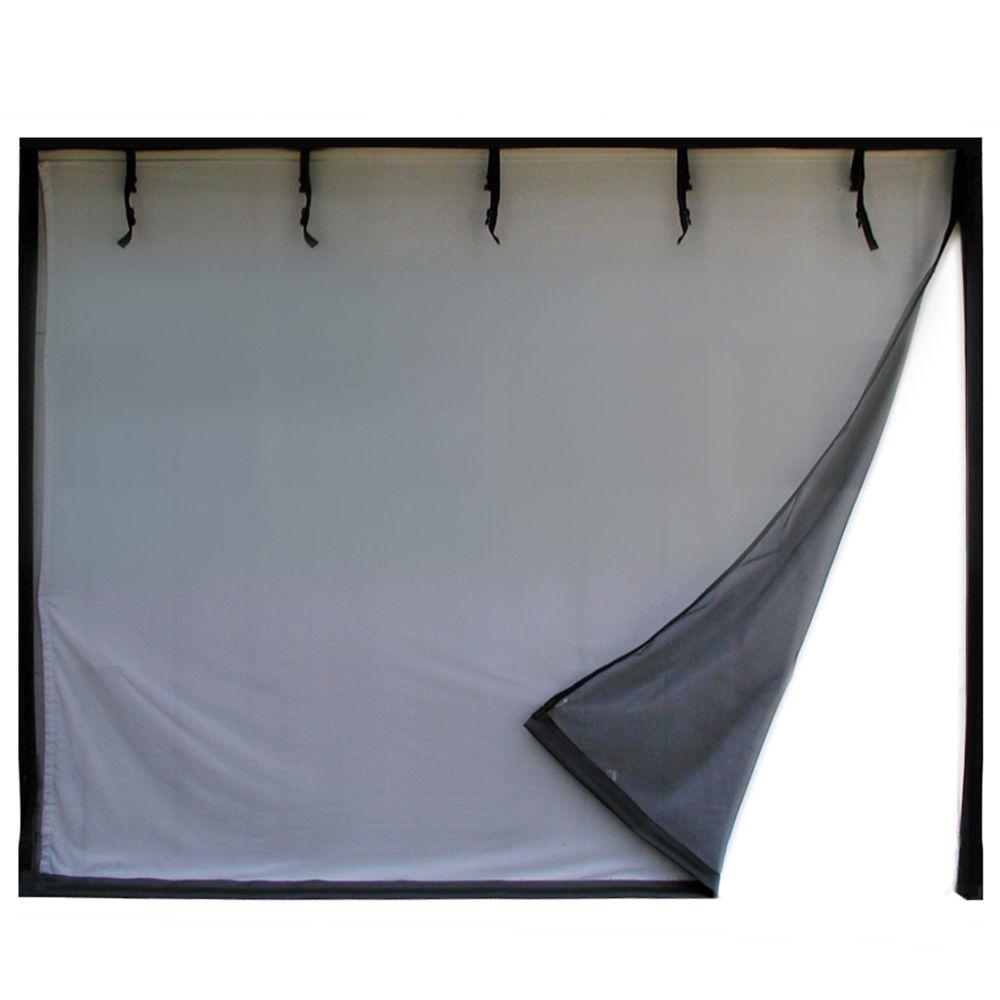 Fresh Air Screens 16 Ft X 7 Ft 2 Zipper Garage Door Screen