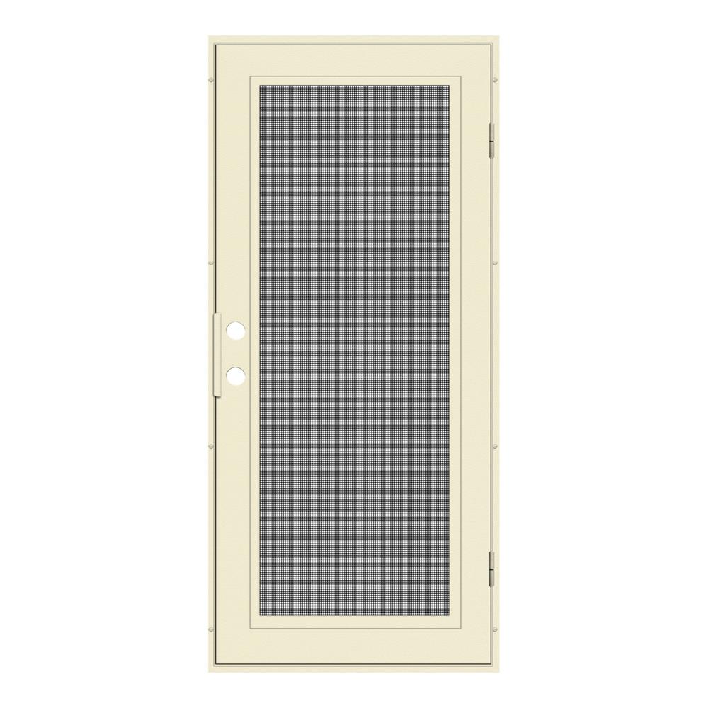 Unique Home Designs 36 In X 80 In Essex Beige Hammer Right Hand