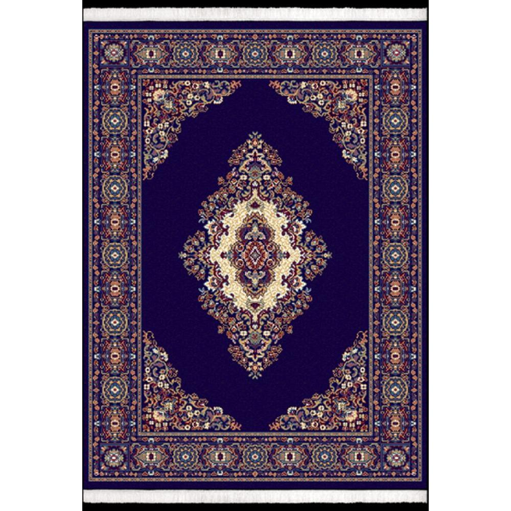 United Weavers Cathedral Navy 5 ft. 3 in. x 7 ft. 6 in. Area Rug940